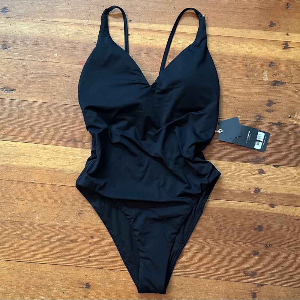 NWT - Seafolly Collective Black One Piece